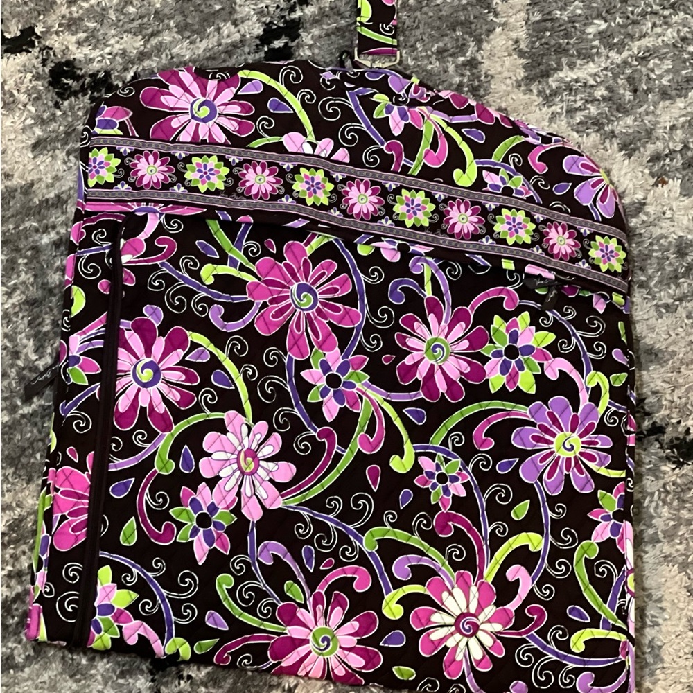 Vera Bradley Floral Travel Bag - Pink and Green